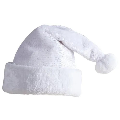 P'tit Clown Babbo Natale cappello bianco taglia unica Natale