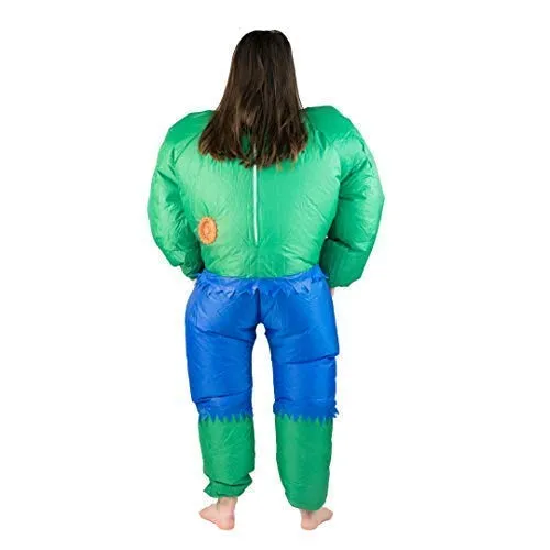 Bodysocks Hulk costume gonfiabile bambini verde