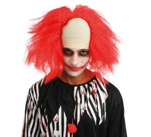 P'tit Clown Clown Fou re85130 Parrucca Rossa Adulto