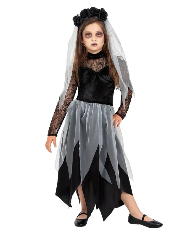 Funidelia Sposa Fantasma costume bambina 7-9 anni halloween