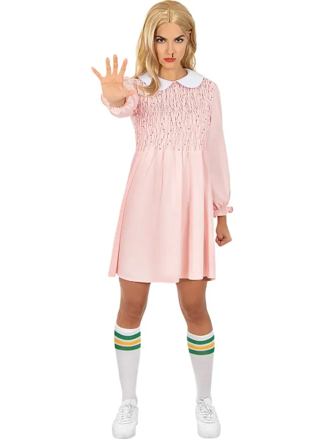 Funidelia Undici Stranger Things costume donna rosa