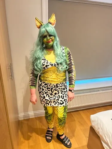 Smiffys Gremlins 2 Costume Greta Donna con orecchie
