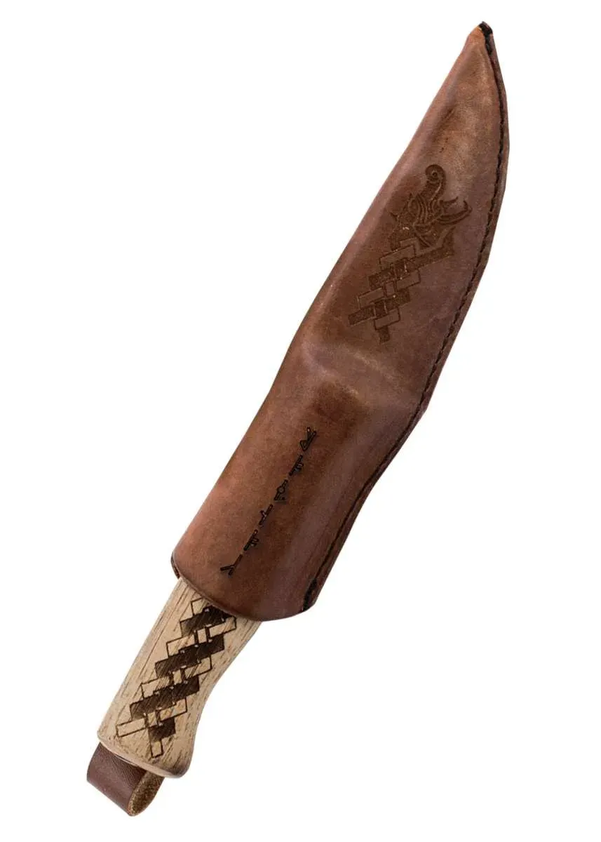 La Bottega di Merlino Drago Norreno Coltello Vichingo 21 cm