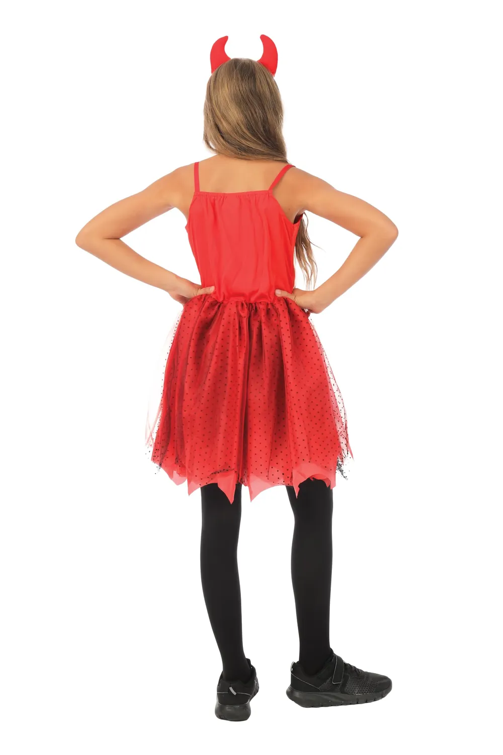 P'tit Clown Diablesse Costume Bambina Rosso Diavoletta