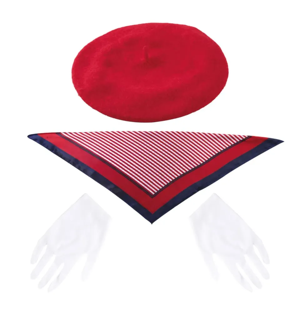 P'tit Clown costume bambina taglia unica festa