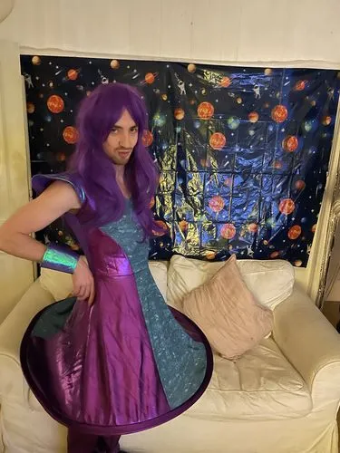 Smiffys Alien Lady 51041 costume aliena viola taglia M
