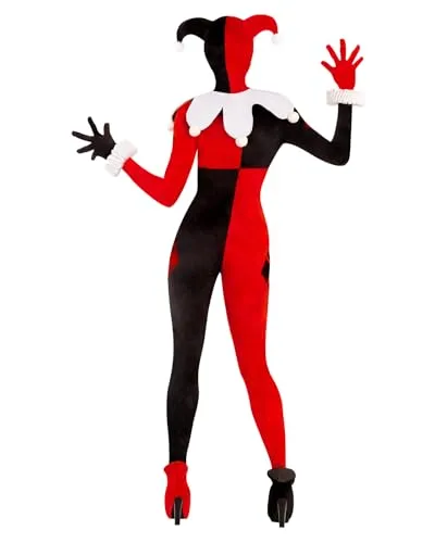 Funidelia Harley Quinn costume donna DC Comics completo
