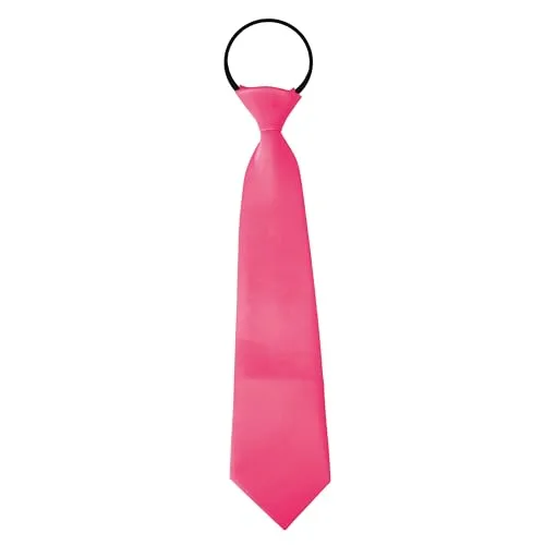 P'tit Clown 21162 Cravatta Elastico Rosa Fluo Unica