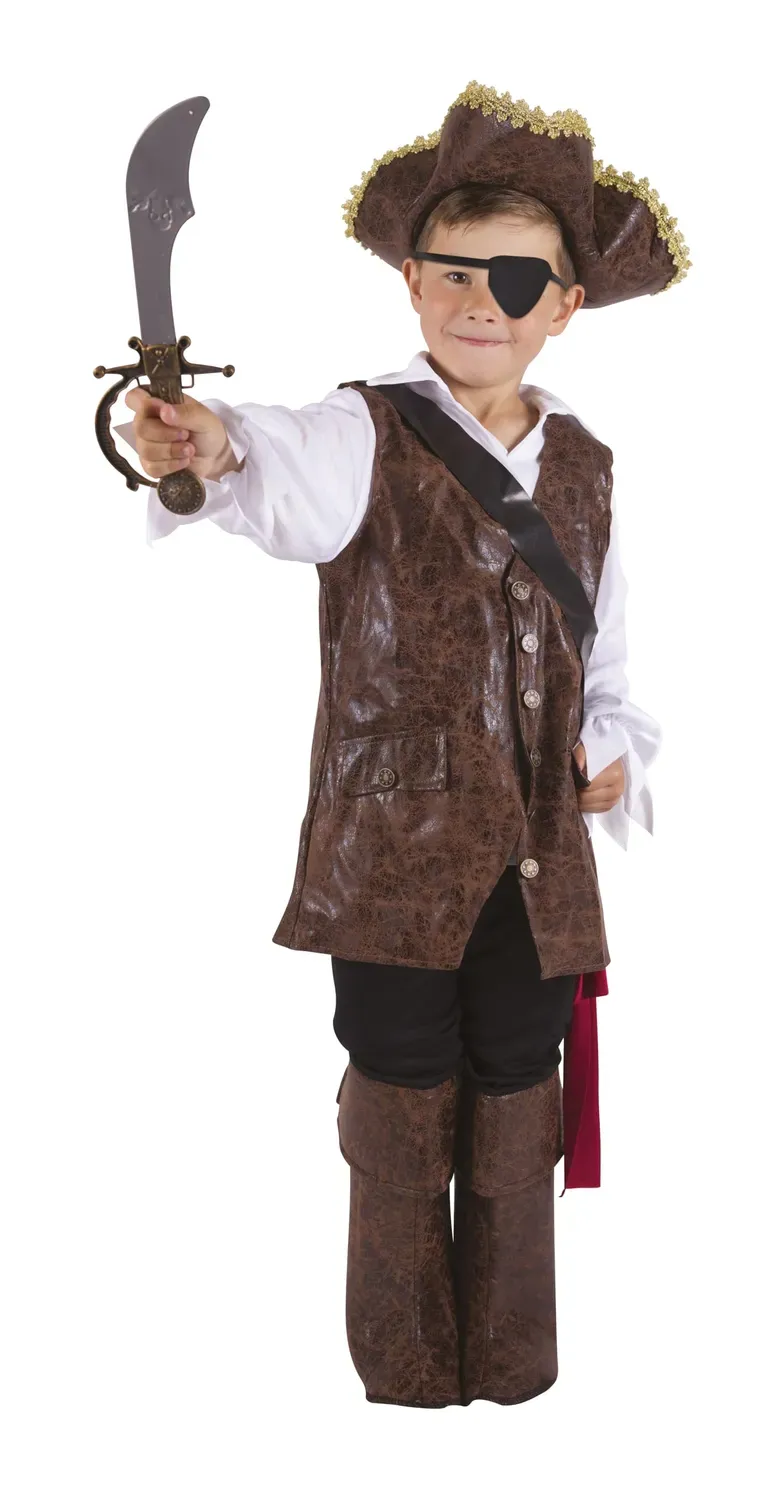 P'tit Clown costume pirata bambino Carnevale avventura