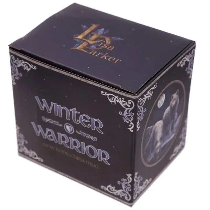 La Bottega di Merlino Winter Warrior Lupi su Neve Lisa Parker tazza 300 ml