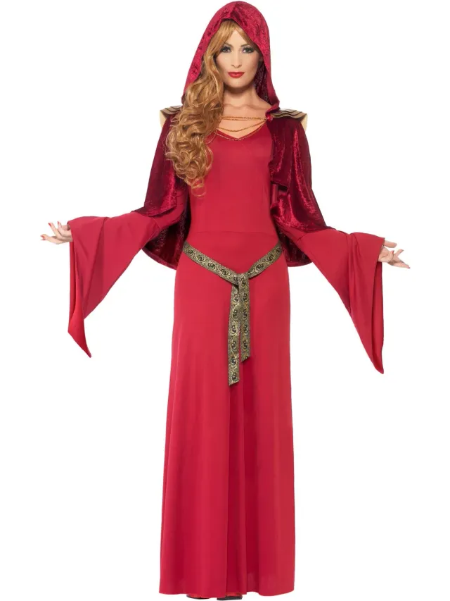 Smiffys Sacerdotessa Costume Donna Rosso Taglia L