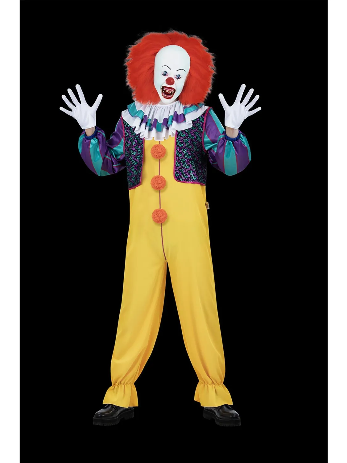 Smiffys IT Pennywise 1990 costume uomo giallo taglia M