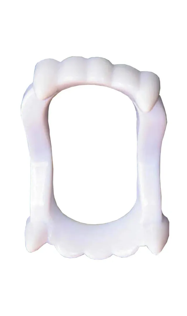 Fiestas Guirca Dentiera Fosforescente trucco Halloween taglia unica