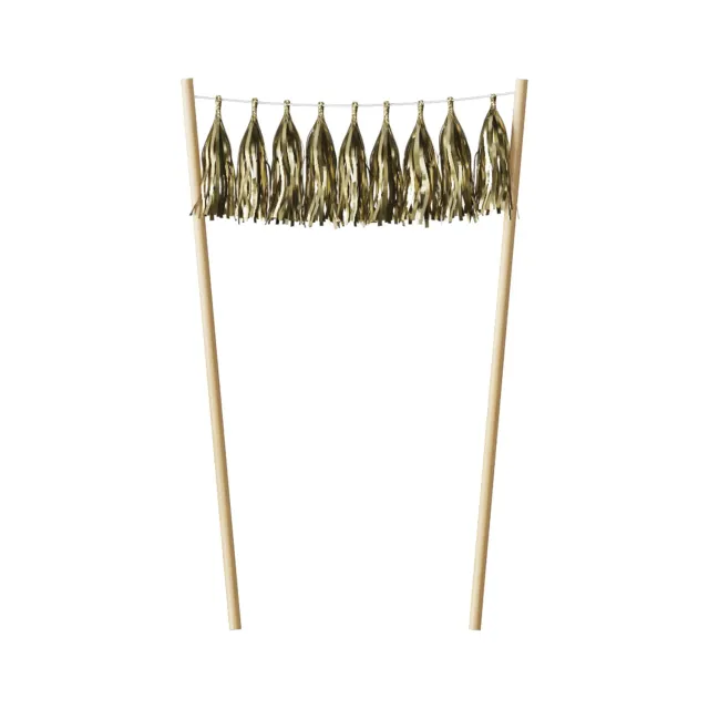 P'tit Clown Re22604 Decorazione Torta Pompon Oro