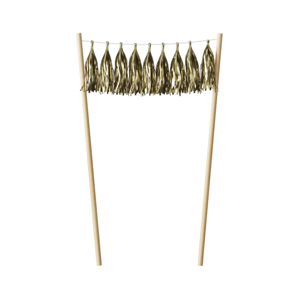 P'tit Clown Re22604 Decorazione Torta Pompon Oro