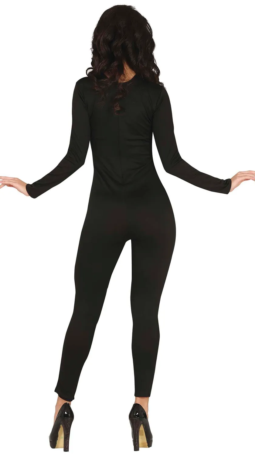 Guirca Tuta Intera Nera costume donna M nero