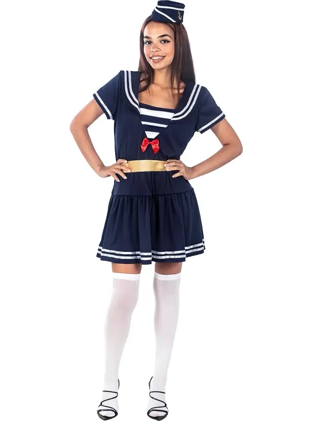 Funidelia Marinaia costume donna bianco professioni