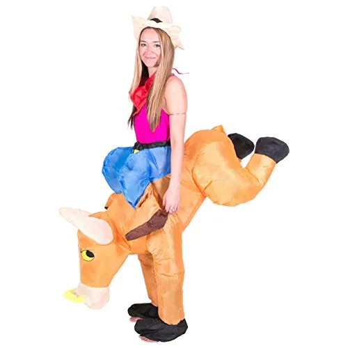 Bodysocks Toro costume gonfiabile adulti con cappello