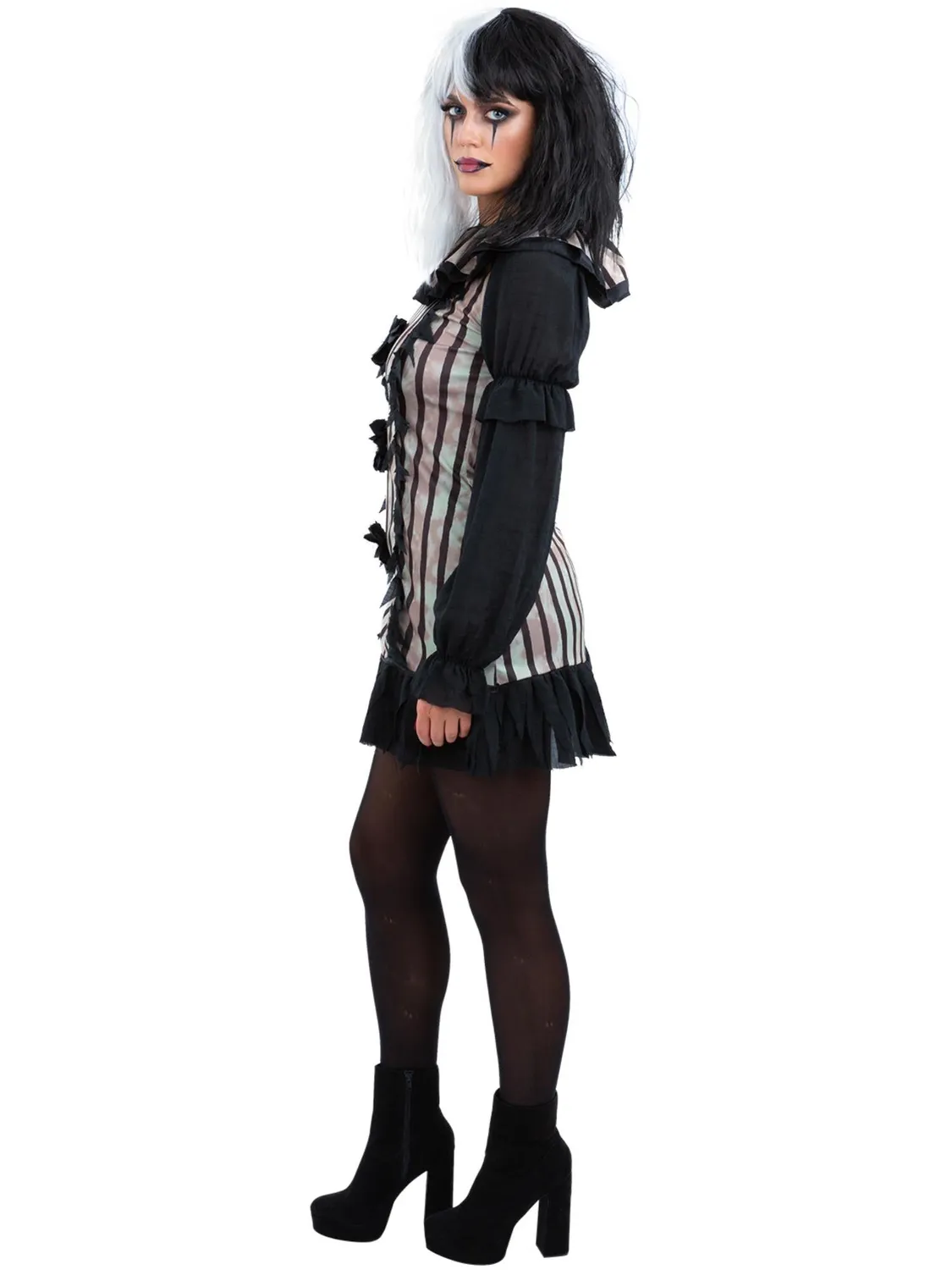 Smiffys Dark Vintage Clown costume donna horror S-L