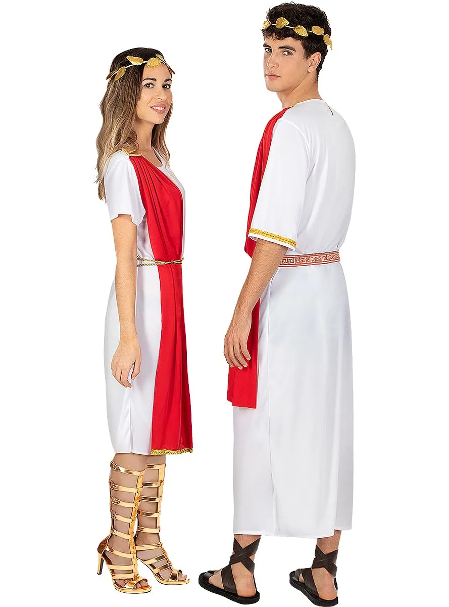Funidelia Costume da Romano Uomo S-M Marrone