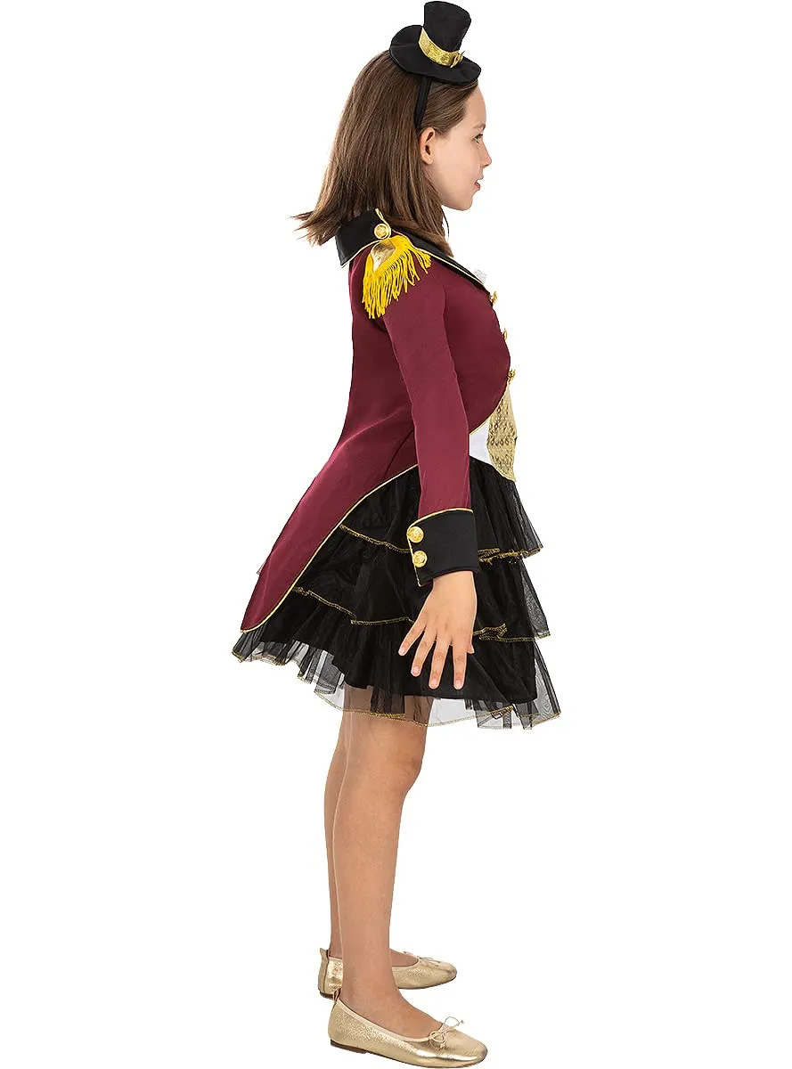 Funidelia Costume da Domatrice Bambina Rosso 10-12 Anni Circo