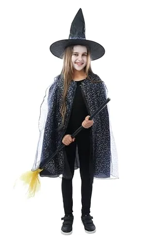 P'tit Clown 22179 Set Strega Bambino Taglia Unica Nero