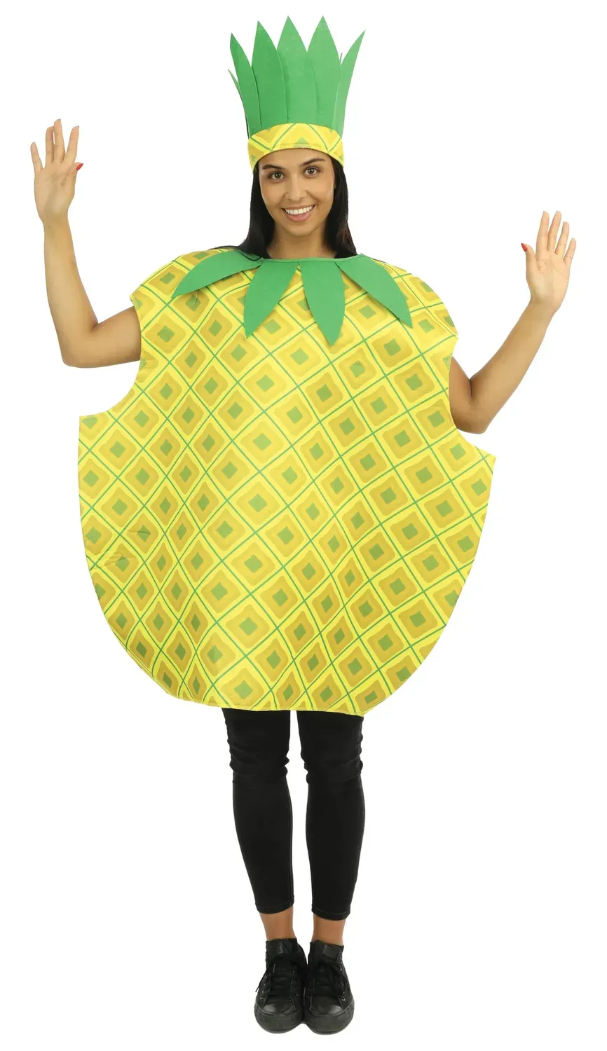 P'tit Clown Fruits Verdure ananas costume adulto taglia unica