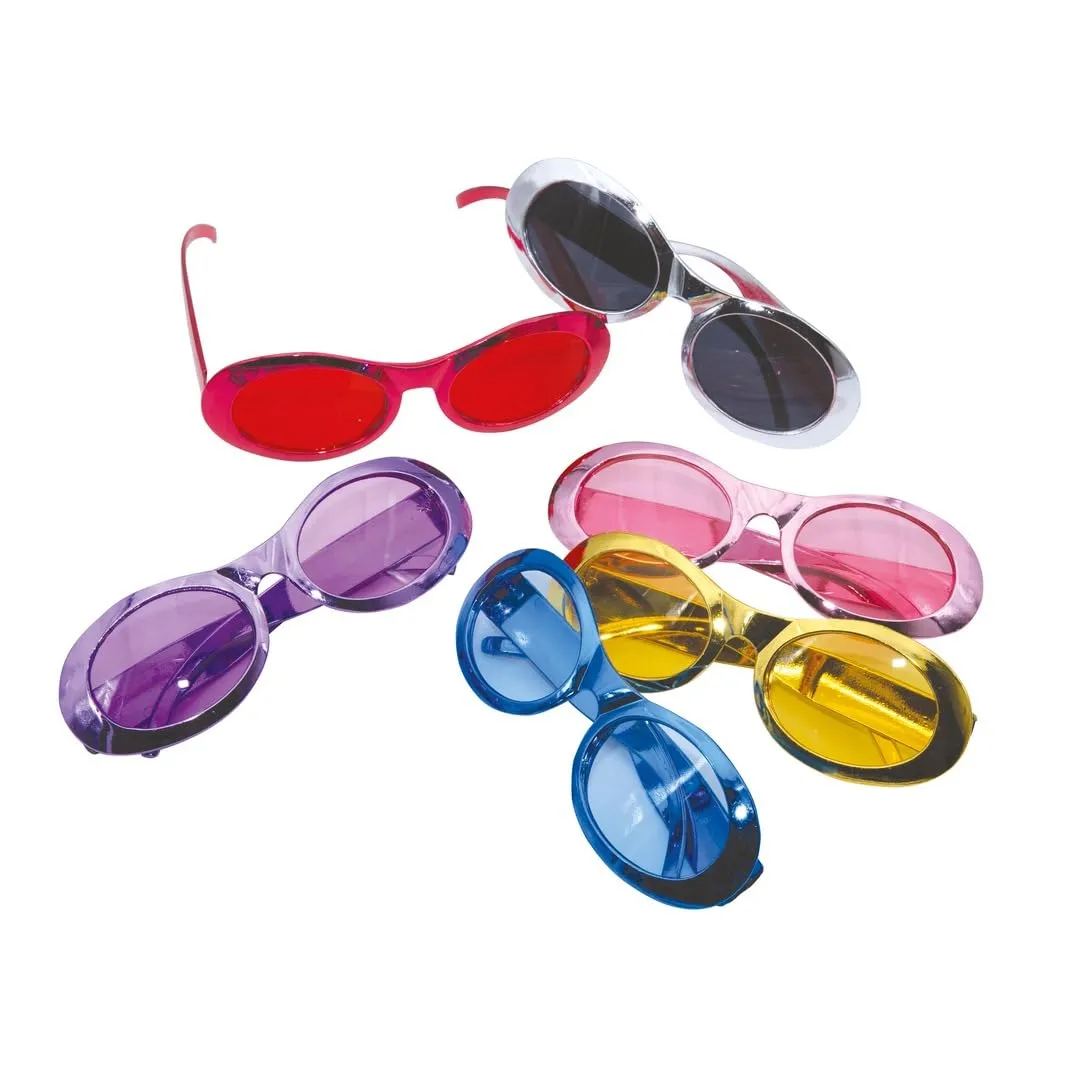 P'tit Clown 24581 occhiali glitter carnevale assortiti