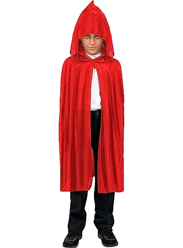 Funidelia mantello vampiro bambino rosso Halloween