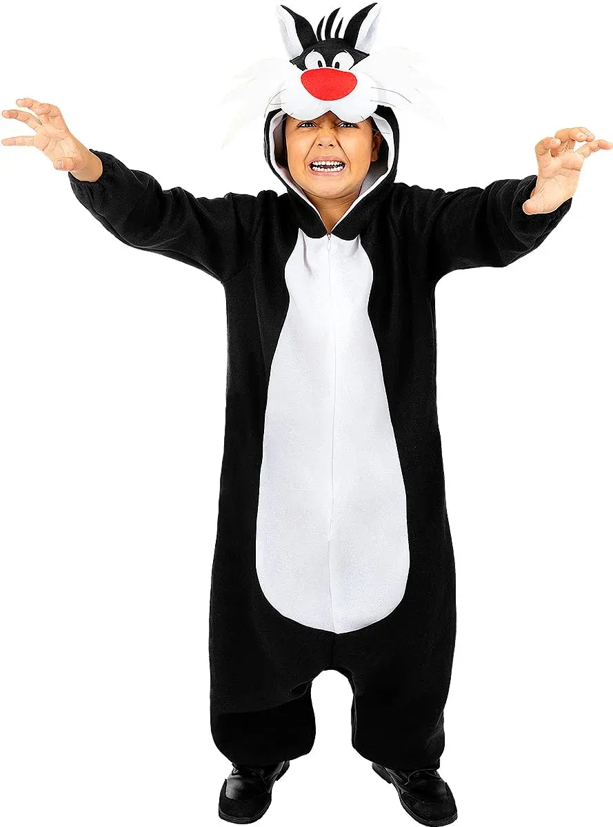 Funidelia Looney Tunes Silvestre costume bambino 3-4 anni nero