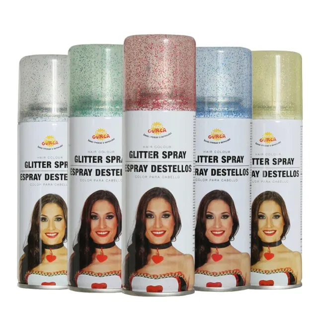 Fiestas Guirca Destellos spray capelli argento 125 ml