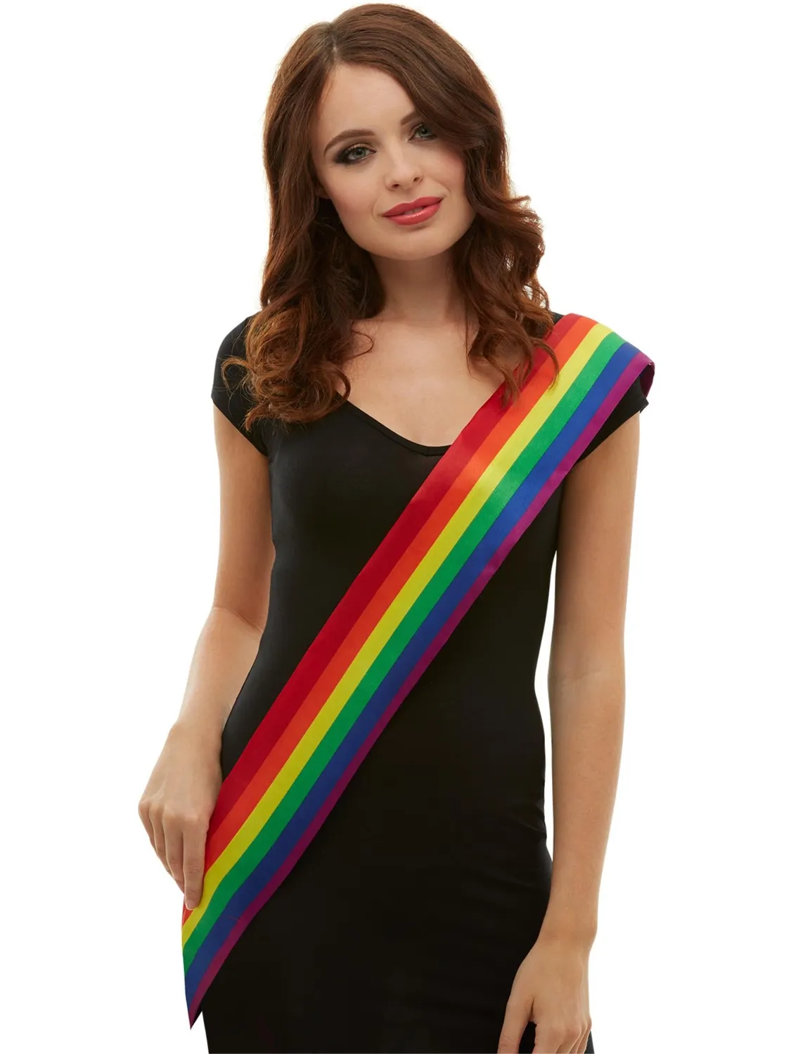 Smiffys Rainbow Fascia Arcobaleno Accessorio Pride Carnevale