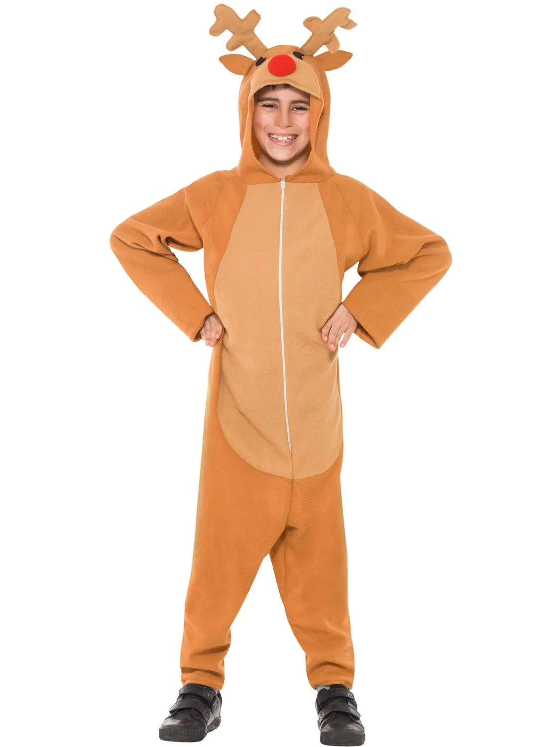 Smiffys Reindeer tuta renna Natale marrone 7-9 anni