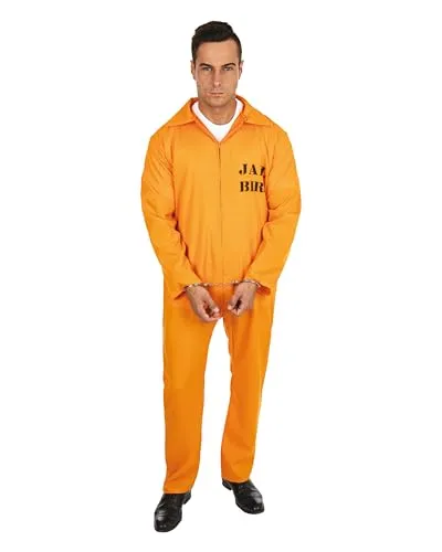 P'tit Clown Costume Prigioniero Americano Adulto L-XL a righe