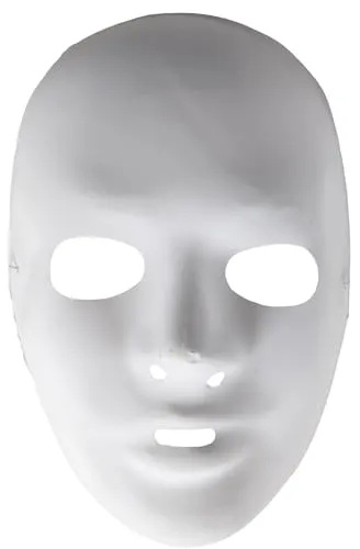 P'tit Clown Maschera Facciale costume bianca adulto
