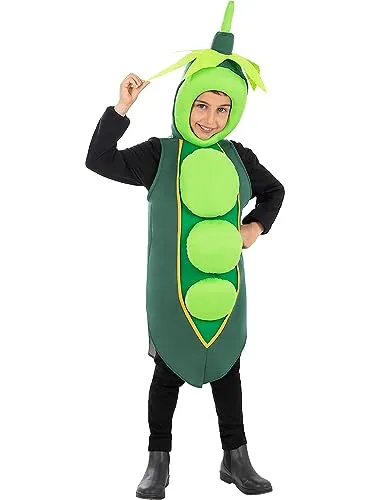 Funidelia Pisello costume bambino 3-6 anni verde