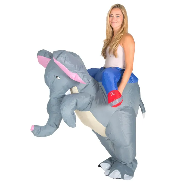 Bodysocks Elefante Costume Gonfiabile Adulto Cavalcabile