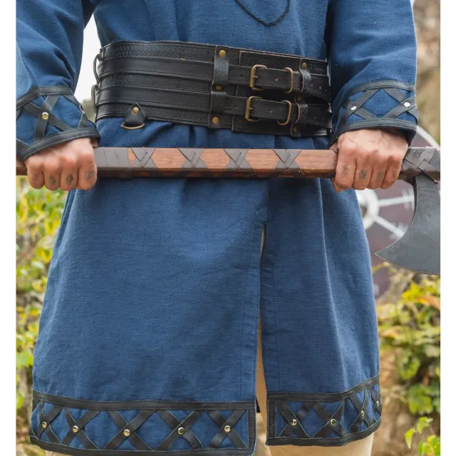 La Bottega di Merlino Anike cintura pelle nera 140 cm