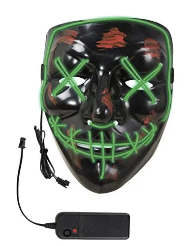 P'tit Clown Maschera Fantasma LED Sanguinante Adulto
