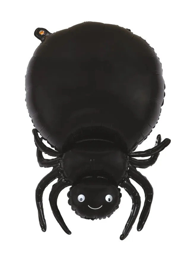 P'tit Clown re22930 palloncino ragno nero 60 cm