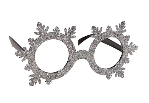 P'tit Clown RE22370 occhiali fiocchi neve argento adulti