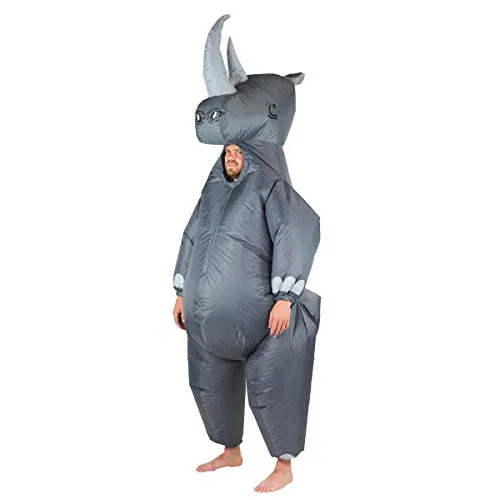 Bodysocks Costume Gonfiabile Rinoceronte Adulto con Ventola