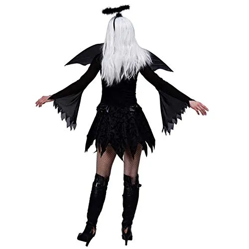 SEA HARE Angelo Caduto costume donna nero con ali