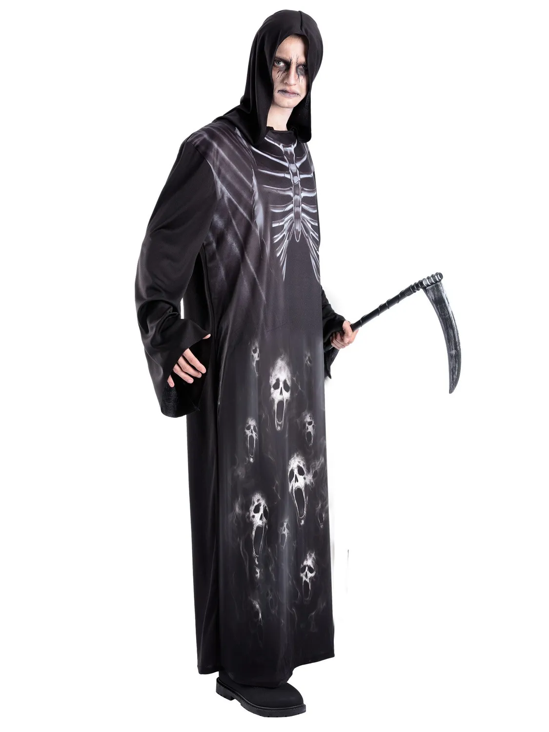 Smiffys Screaming Reaper costume grim reaper M/L scheletro