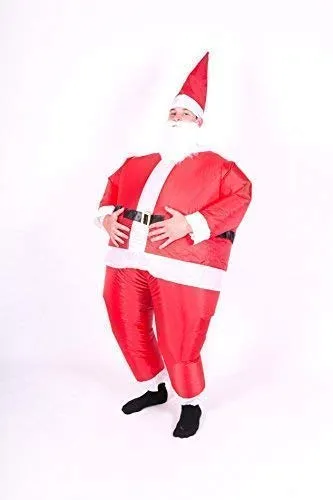 Bodysocks Babbo Natale costume gonfiabile adulti con cappello