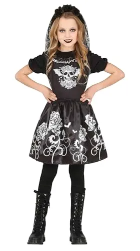 Fiestas Guirca Sposa Gotica costume bambina con rose