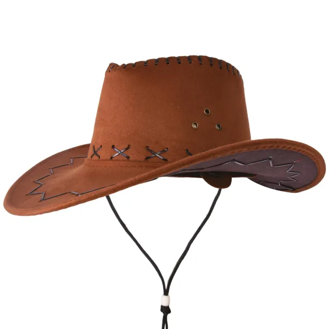 P'tit Clown 82011 cappello cowboy marrone nabuk