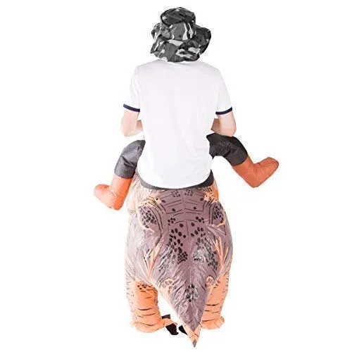 Bodysocks Dinosauro T-Rex Costume Gonfiabile Adulto Cavalcabile