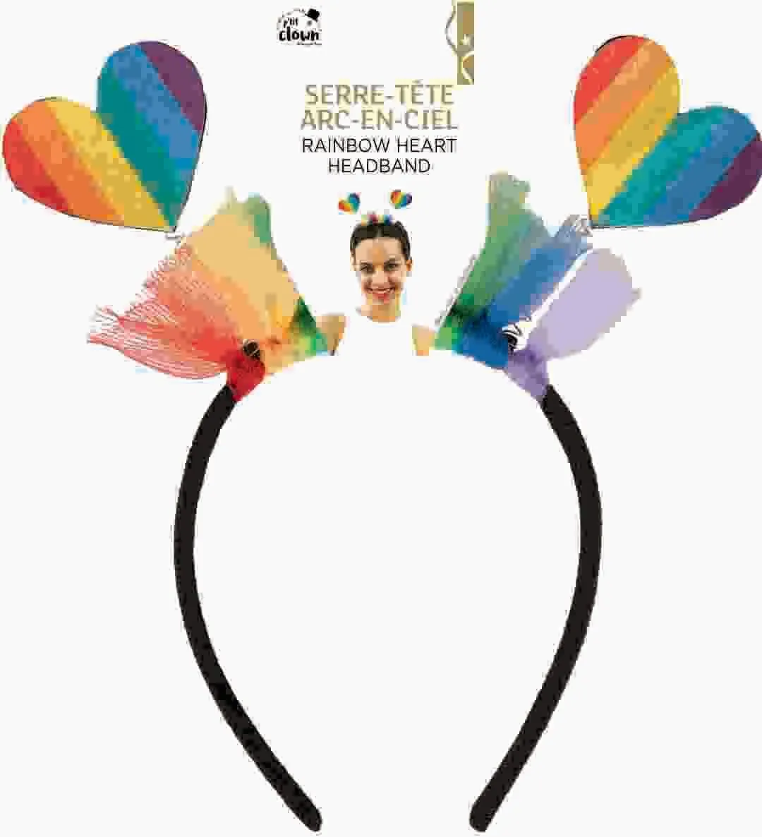 P'tit Clown 23257 cerchietto arcobaleno pride cuori