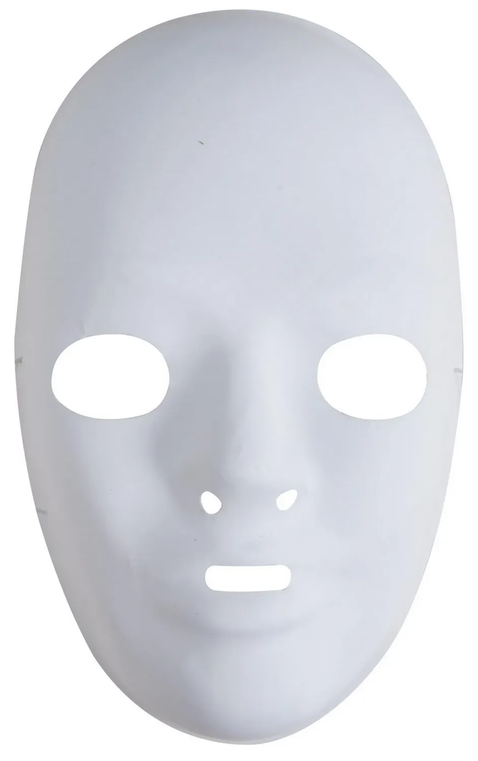 P'tit Clown 78586 maschere bianche PVC 6 pezzi adulti